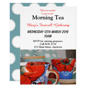 Morning Tea Invitation Wording 3