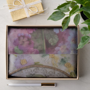 Floral China Photo Tissue Paper