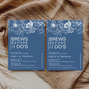 Floral Chinoiserie Rehearsal Dinner Invitation