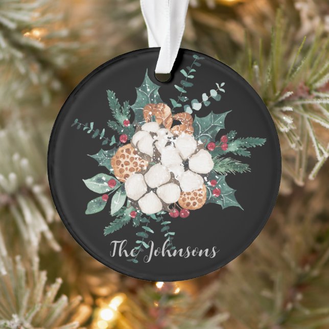 Floral Christmas  Ornament (Tree)