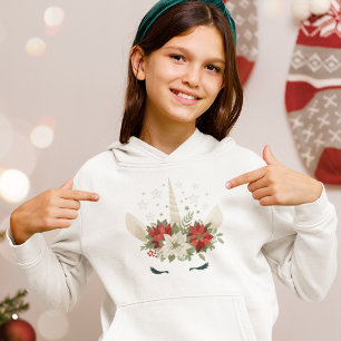 Floral Christmas Unicorn