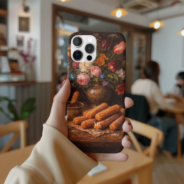 Floral Churros Still Life | Monogram Case-Mate iPhone Case (Creator Uploaded)