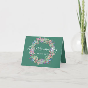 Floral Circle of Love Mother's Day Card