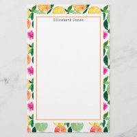 Floral Citrus Orange Lemon Lime Grapefruit