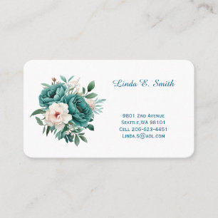 Floral Classic Calling Card