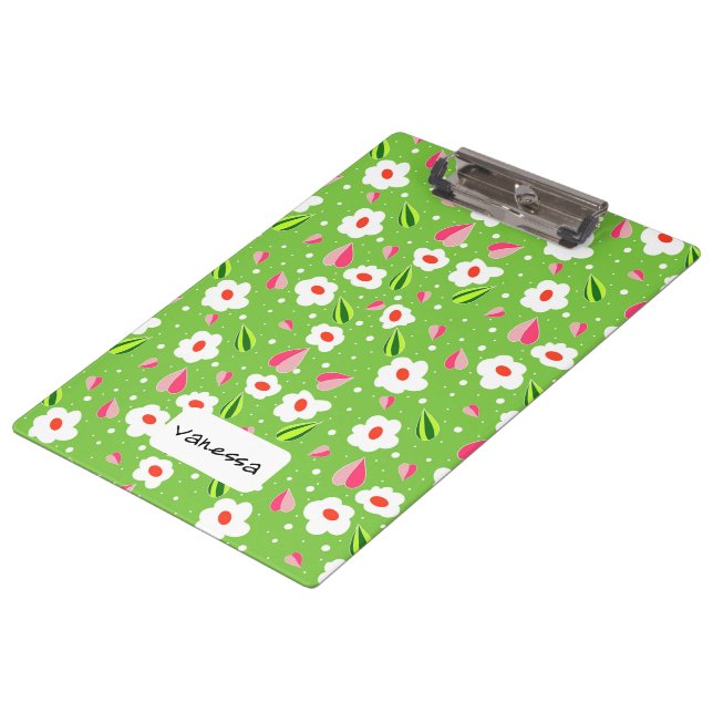 Floral Clipboard (Angled)
