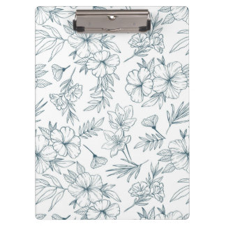 Floral Clipboard 