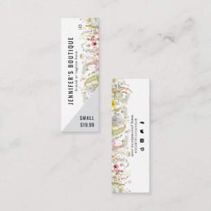 Floral Clothing Boutique Small Business Branding Calling Card