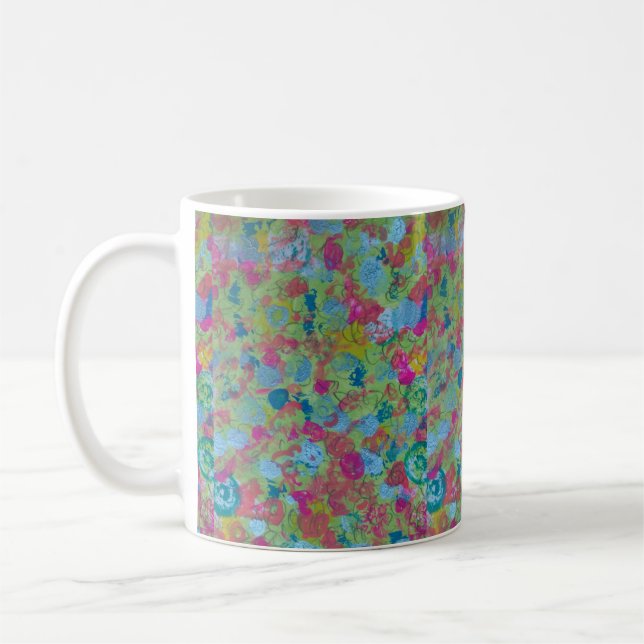 Floral  coffee mug (Left)