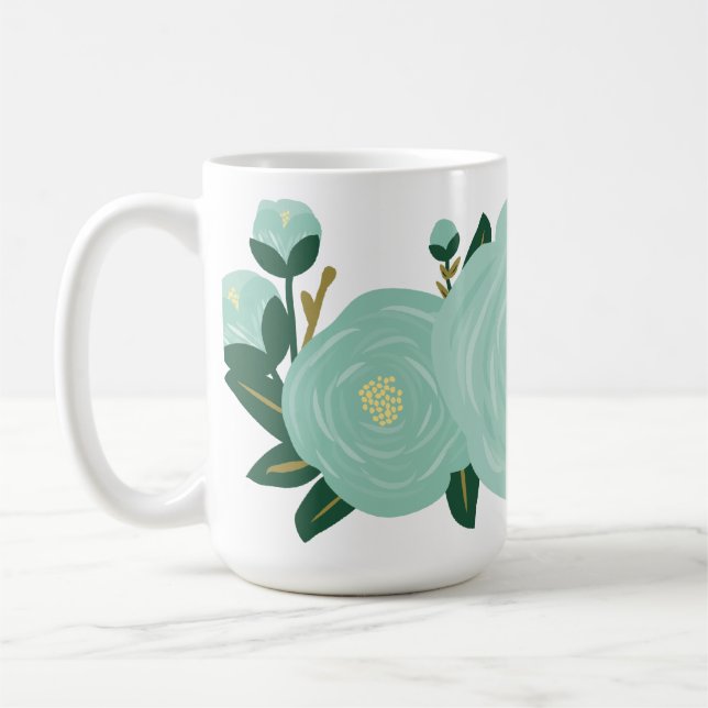 Floral Coffee Mug (Left)