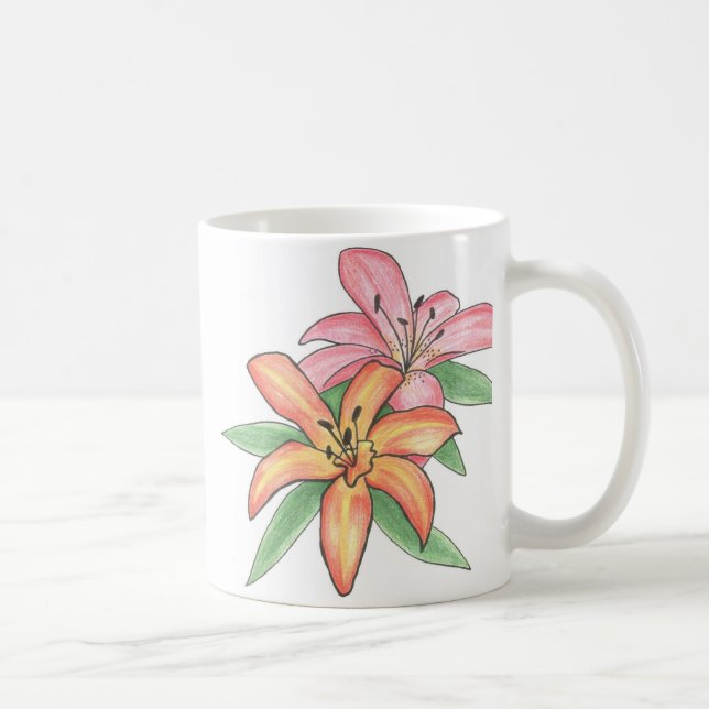 Floral Coffee Mug (Right)