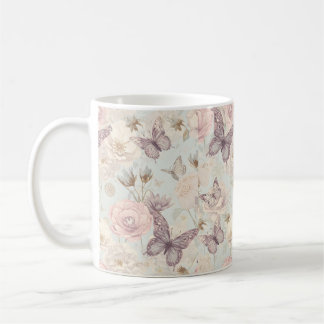 “Floral Coffee Mug – Elegant Flower Design