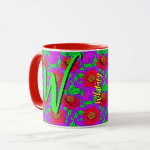 Floral Coffee Mug with Beautiful Flower Design