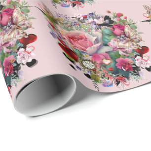 Floral Collage Wrapping Paper