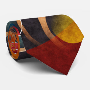 Floral Colour Abstract Vector Art Tie