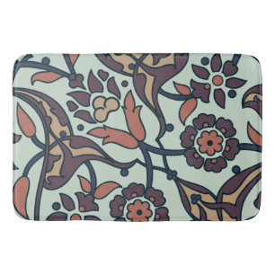 Floral Colourful And Glamour Seamless Trendy Bath Mat
