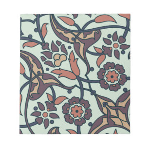 Floral Colourful And Glamour Seamless Trendy Notepad