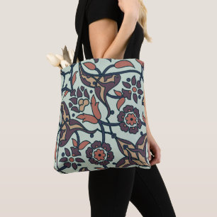Floral Colourful And Glamour Seamless Trendy Tote Bag