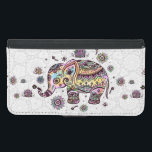 Floral Colourful Cute Elephant Illustration Samsung Galaxy S5 Wallet Case<br><div class="desc">Cute colourful retro floral baby elephant illustration holding flower. If you need any help customising any of my designs,  contact ArtOnWear designer. Free text formatting with live help available by request.</div>
