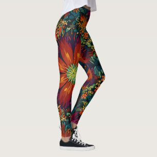 Floral Colourful Design  Leggings