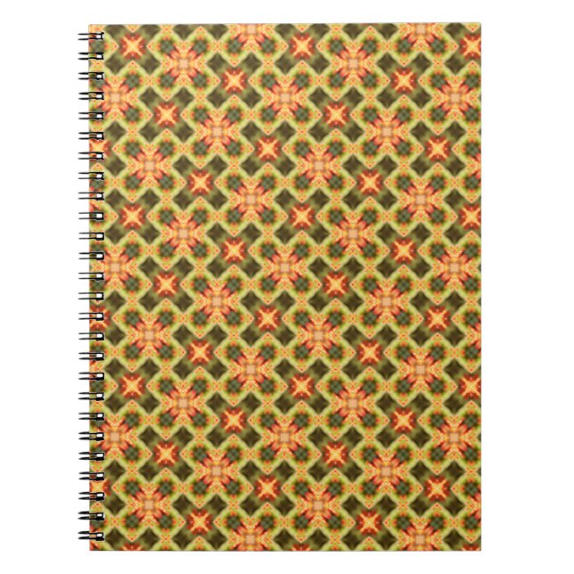 Floral colourful pattern notebook (Front)