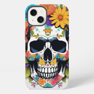 Floral Colourful Skull  iPhone 13 Case