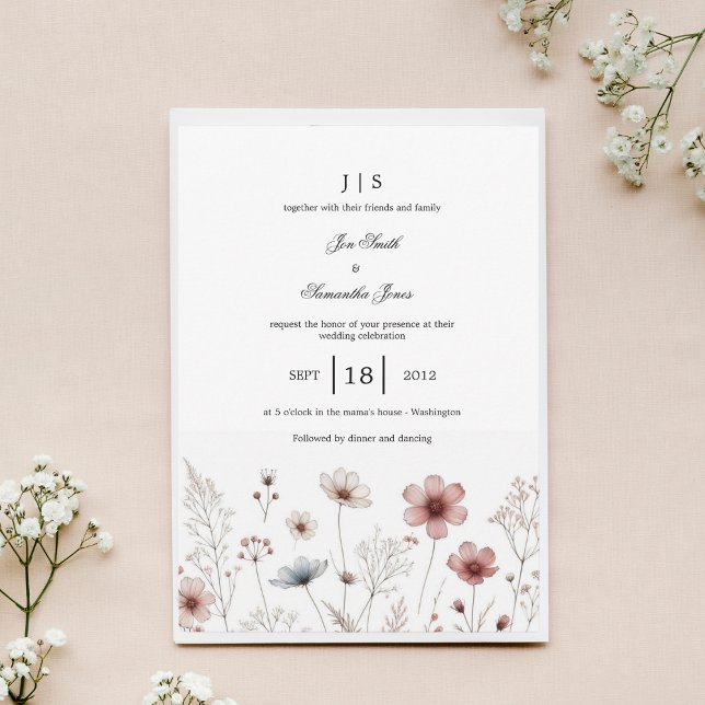 floral colourful summer invitation (Creator Uploaded)