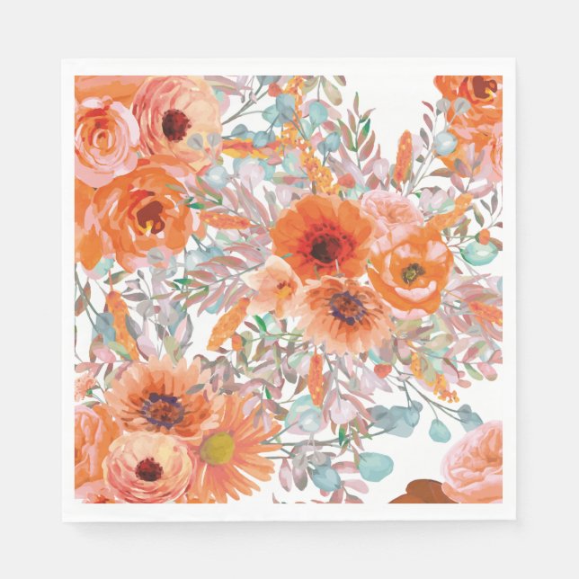 Floral Comforter Napkin (Front)