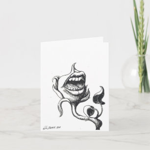 Floral Complaints greeting card