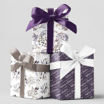 Floral Congratulations Wrapping Paper Sheets<br><div class="desc">Celebrate a special couple with these lovely personalised watercolor floral wrapping paper sheets!</div>