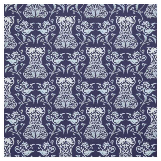 Floral Corset Damask Pattern Fabric (Swatch)