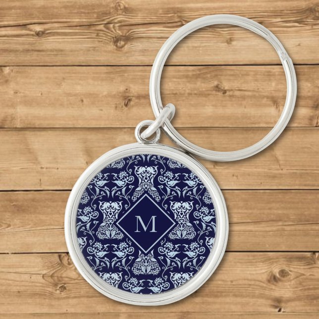 Floral Corset Damask Pattern Key Ring (Creator Uploaded)