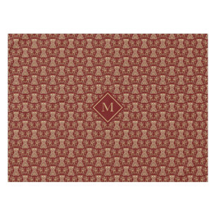 Floral Corset Damask Pattern Tablecloth