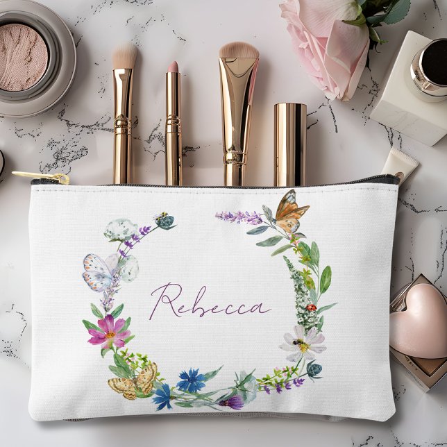 Floral Cosmetic/Accessory Bag (Creator Uploaded)