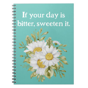 floral cottagecore garden notebook