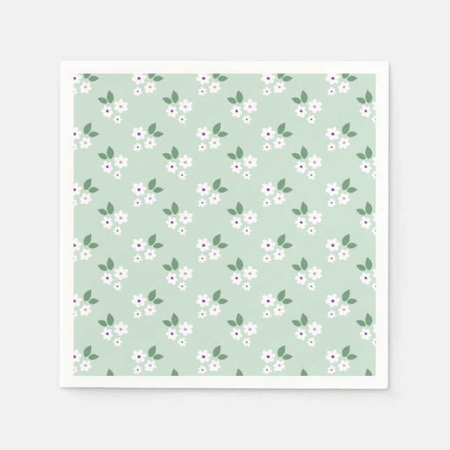 Floral Country Pattern Napkin (Front)