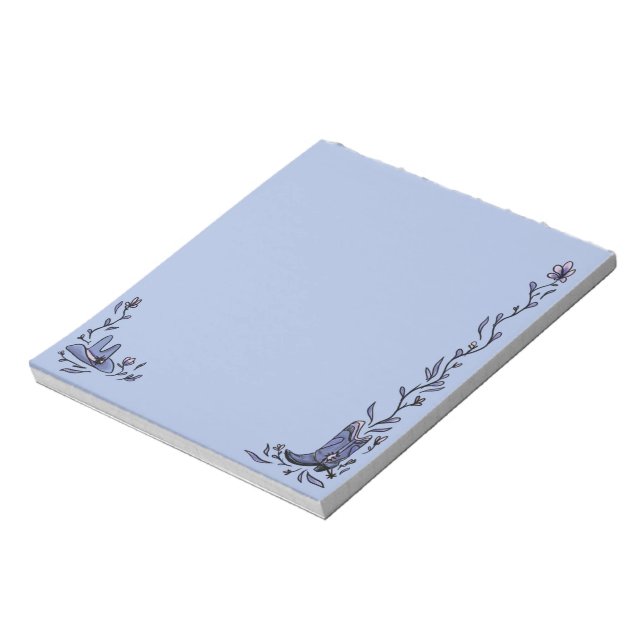 Floral Cowboy Notepad (Rotated)