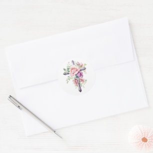Floral Cross Stickers