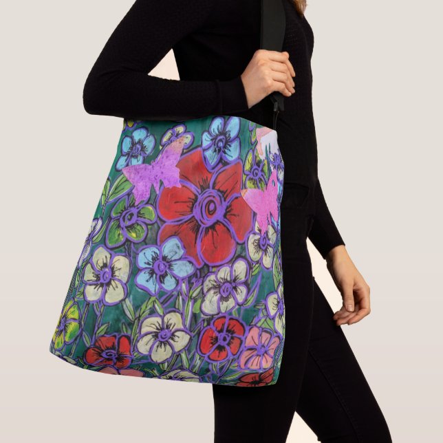Floral Crossbody bag (Close Up)
