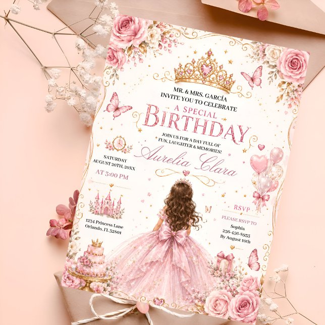 Floral Crown Birthday Invitation (Creator Uploaded)