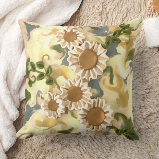 Floral Cushion (Blanket)
