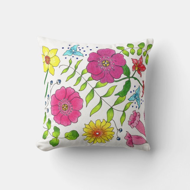 Floral  cushion (Front)