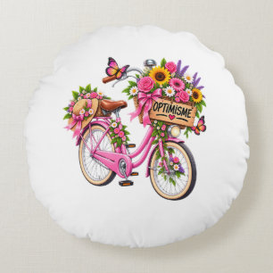 Floral Cushion 'Optimism' – Floral Pink Vintage Bi