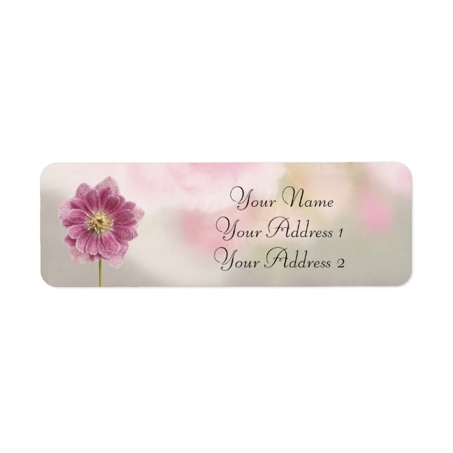 Floral Custom Address Labels (Front)