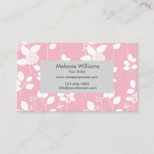 Floral Custom Business Card