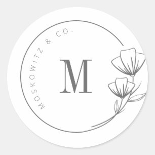 Floral Custom Label