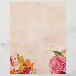 Floral Custom Letterhead