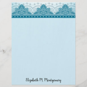 Floral Custom Letterhead