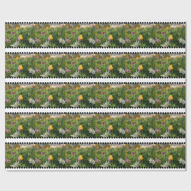 Floral Custom Wrapping Paper (Flat)