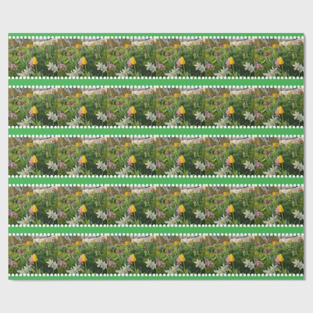 Floral Custom Wrapping Paper (Flat)